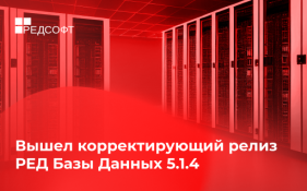Вышел корректирующий релиз РЕД Базы Данных 5.1.4